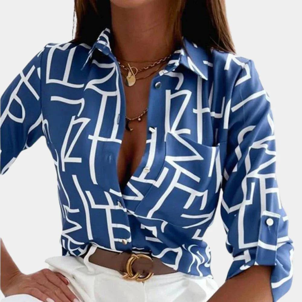 Stijlvolle Blouse met Patroon