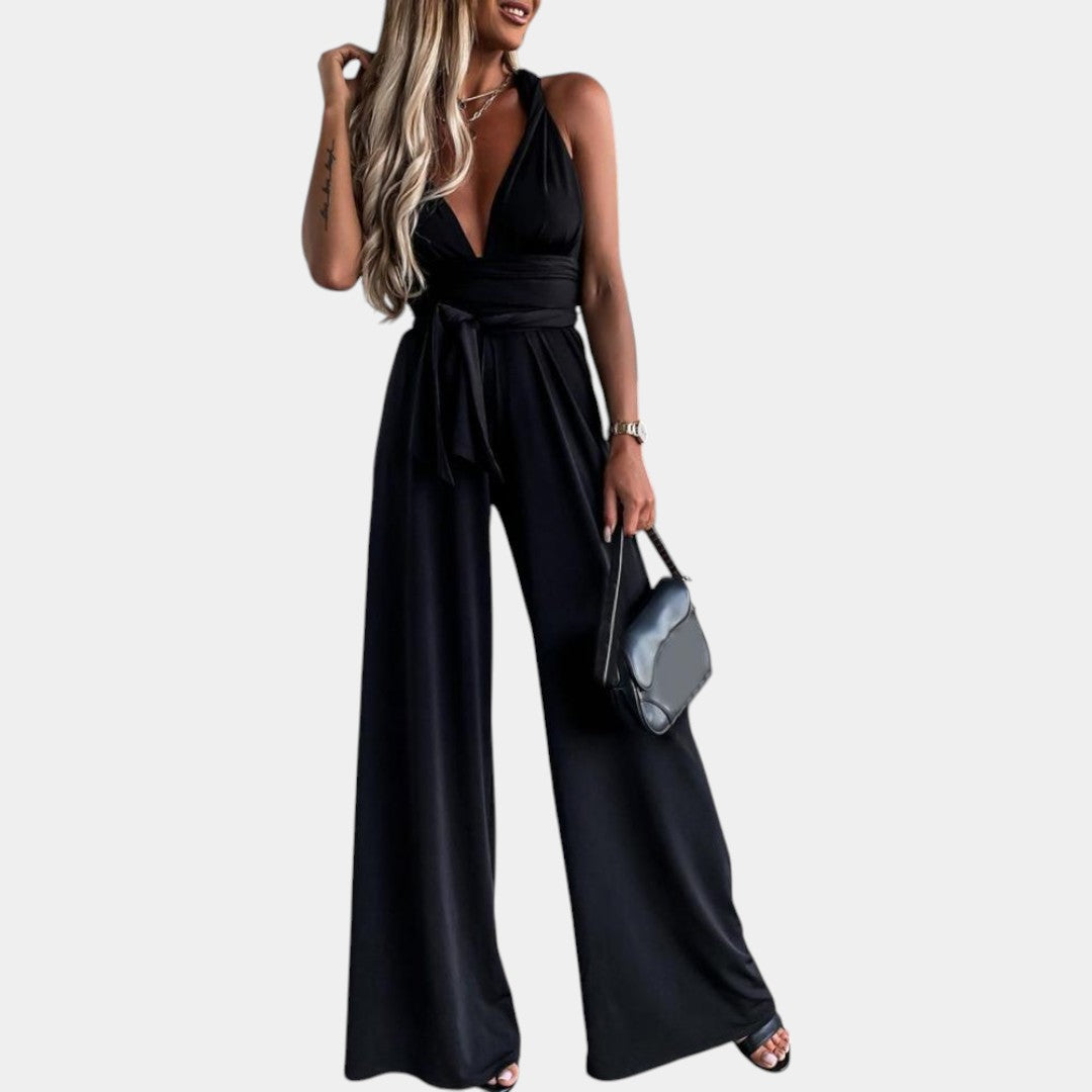 Jumpsuit met diepe V-hals – een tijdloze eyecatcher