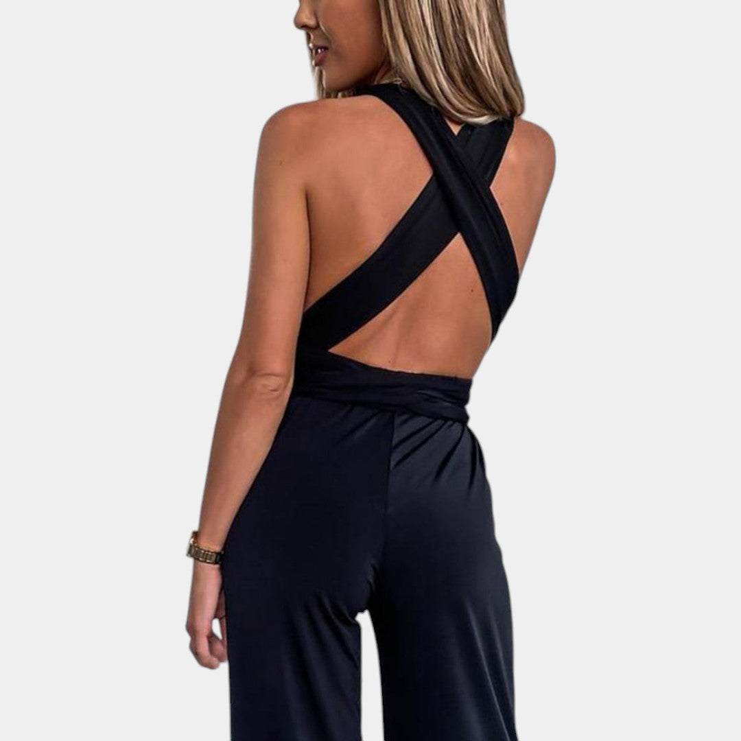 Jumpsuit met diepe V-hals – een tijdloze eyecatcher