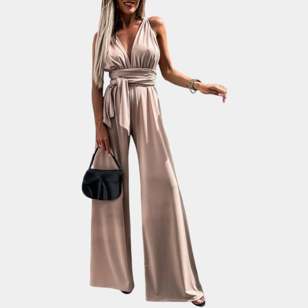 Jumpsuit met diepe V-hals – een tijdloze eyecatcher