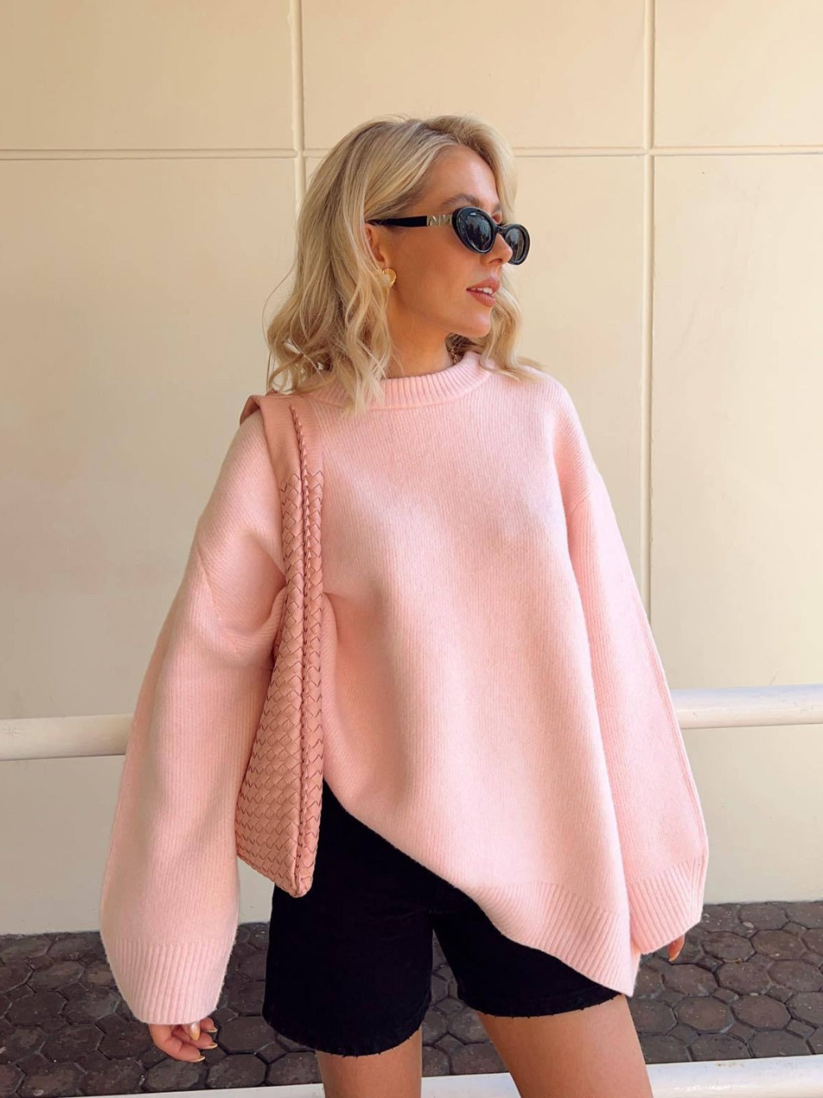 Sportieve Roze Sweater