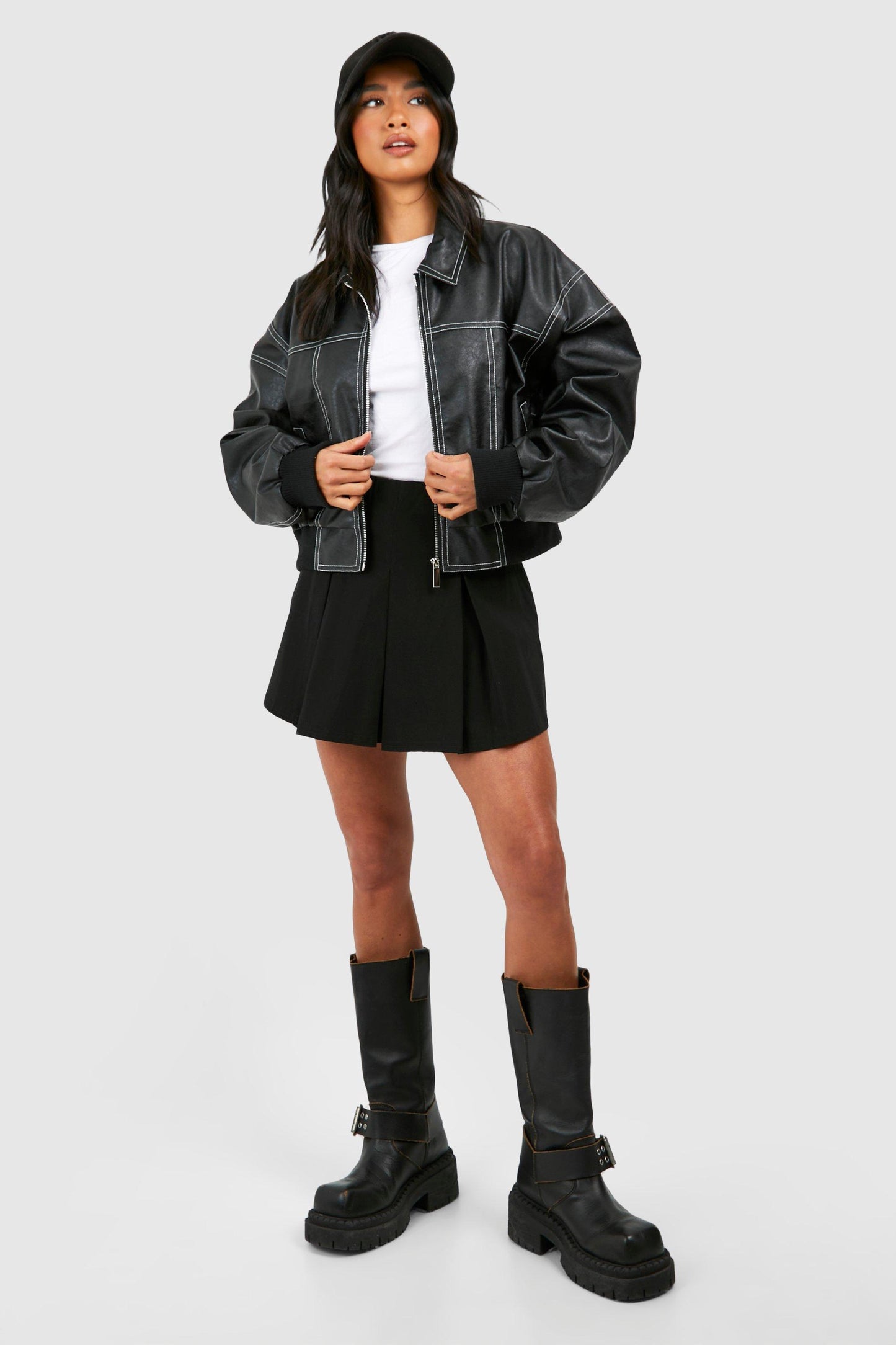 Oversized Leren Jasje