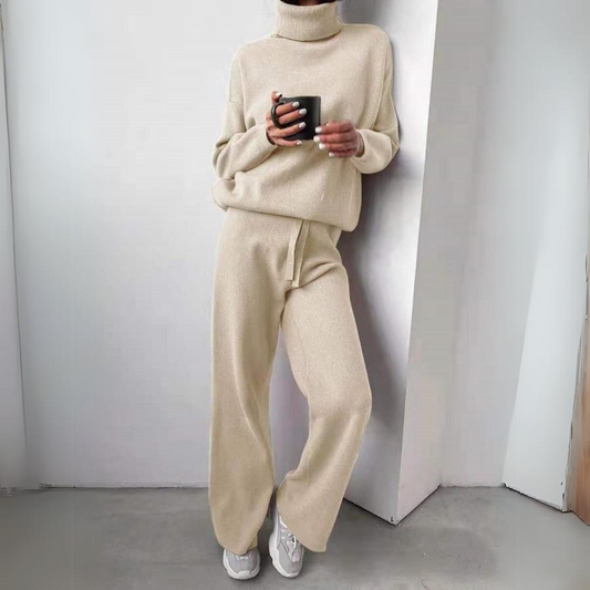 Comfy Tweedelige set, coltrui en lange broek