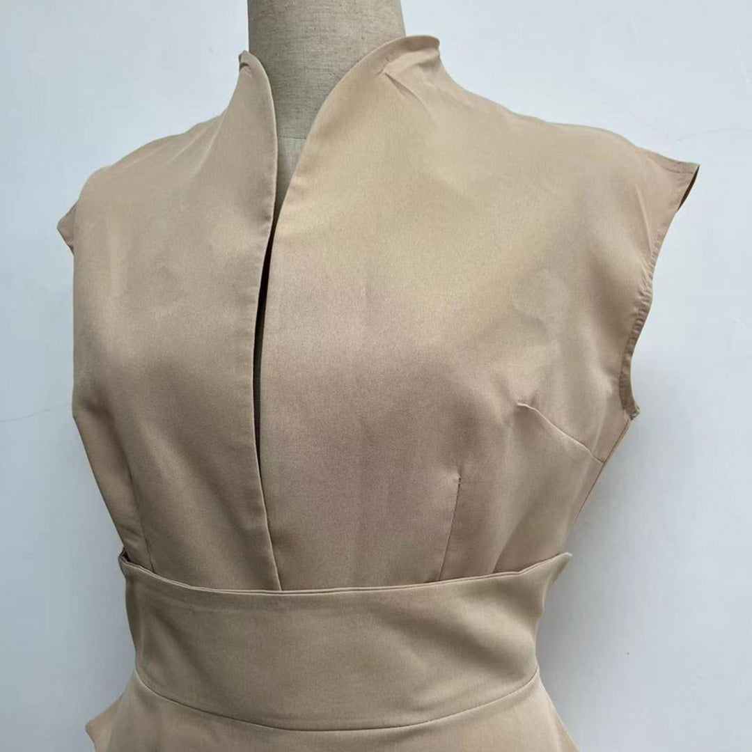 Trendy Mouwloze Damesjumpsuit