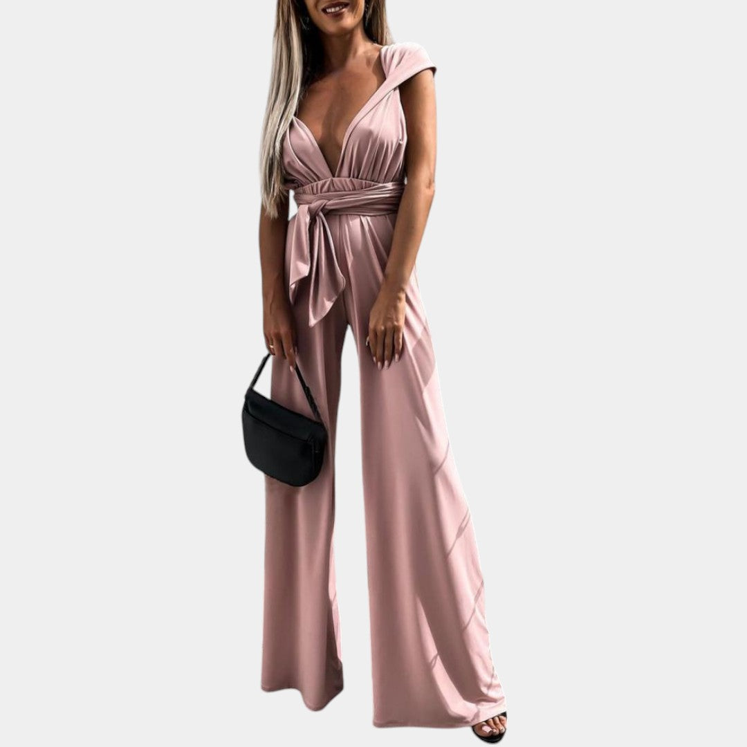 Jumpsuit met diepe V-hals – een tijdloze eyecatcher