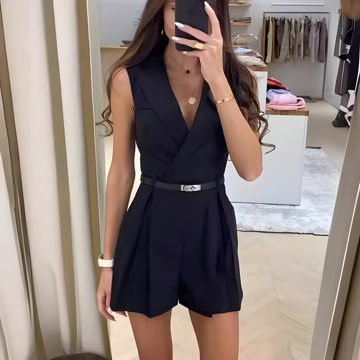 Stijlvolle Mouwloze Jumpsuit