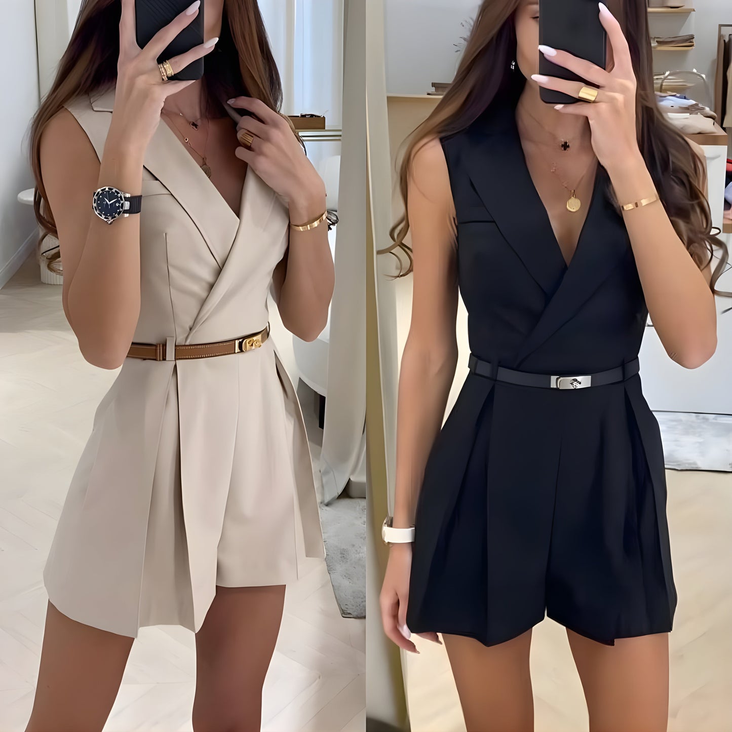 Stijlvolle Mouwloze Jumpsuit