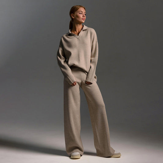 Gebreide Tracksuit voor Dames – Comfortabele & Stijlvolle Set