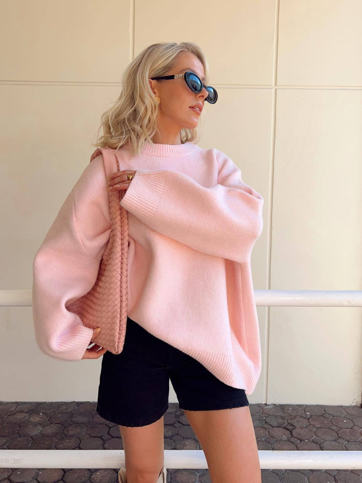 Sportieve Roze Sweater