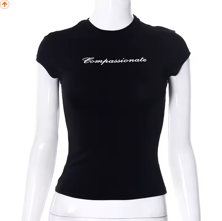 Elegant en Stijlvol - Lente/Zomer O-Hals Crop Top