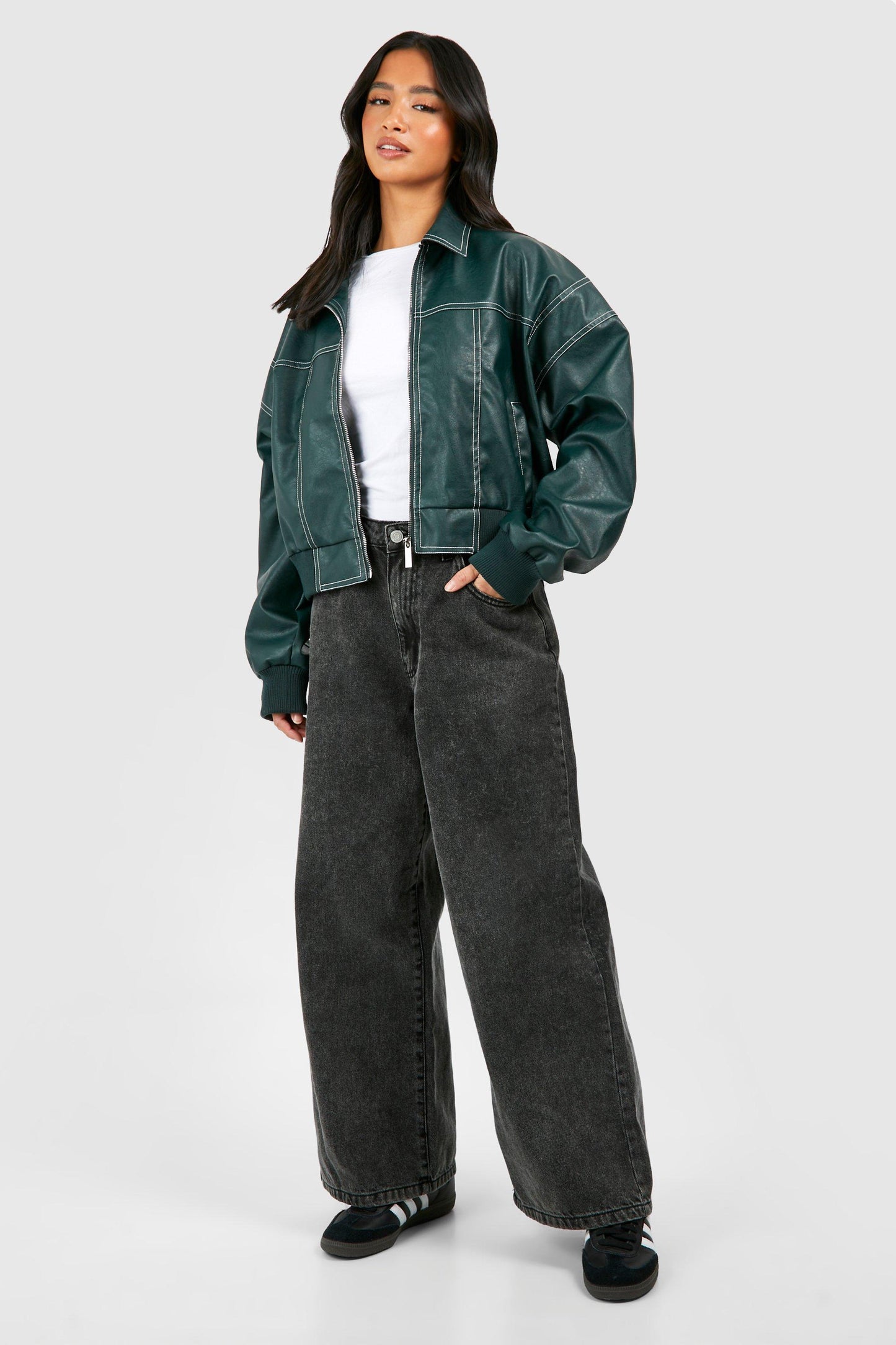 Oversized Leren Jasje