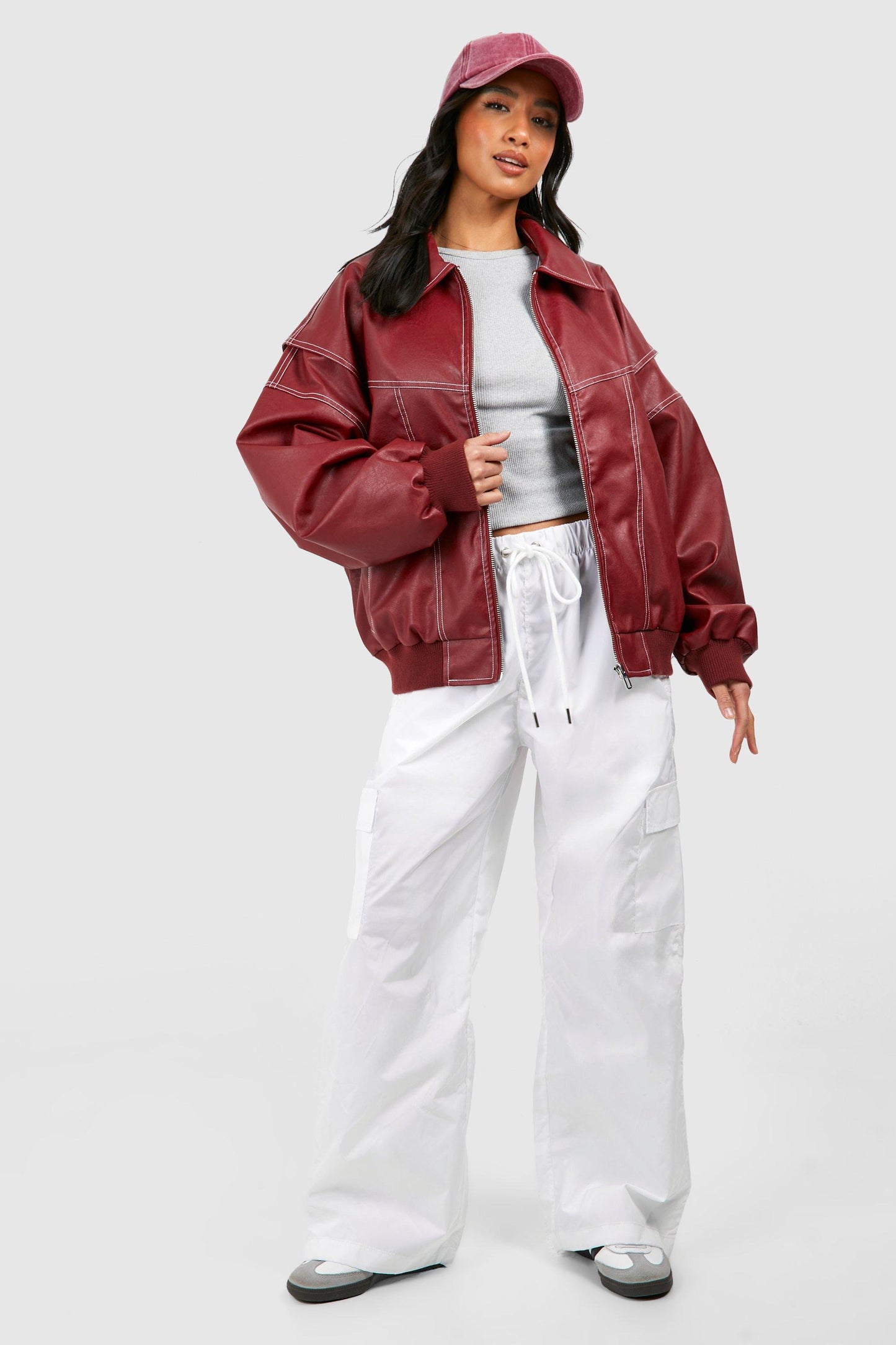 Oversized Leren Jasje
