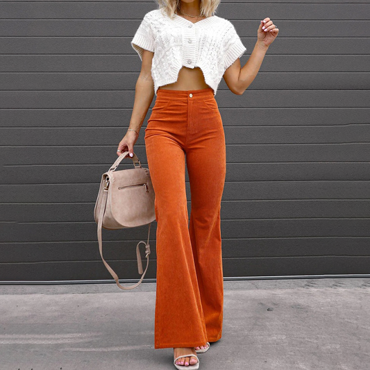 Vogue geïnspireerde flared broek